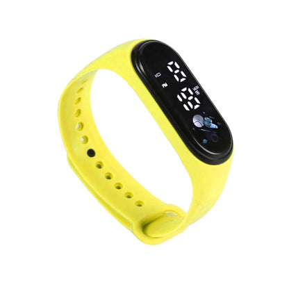 Smartwatch dla dzieci z cyfrowym wyświetlaczem – zegarek sportowy na silikonowej bransolecie
