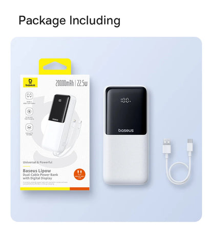 Powerbank 20000mAh PD 22.5W szybkie ładowanie