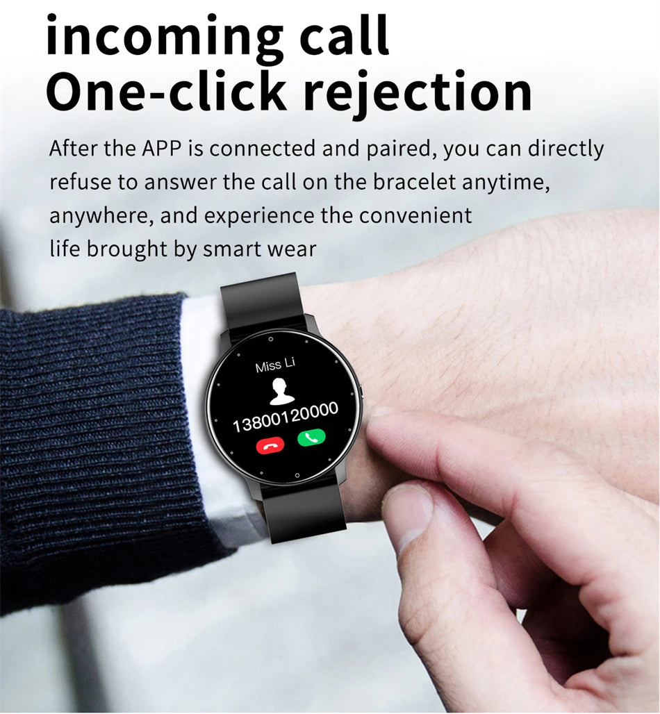 Smartwatch LIGE – Rozmowy Bluetooth, Puls, Tlen we Krwi, Tryby Sportowe