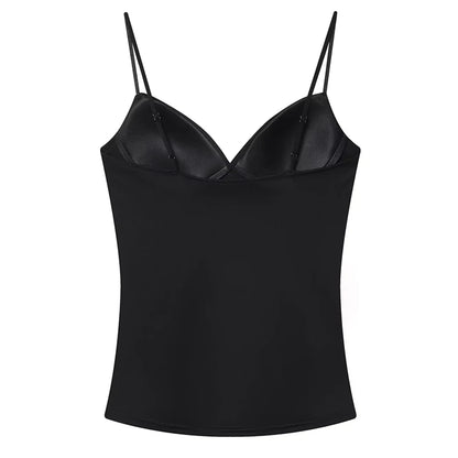 Gorsetowy Top Damski Crop na Ramiączkach – Brązowy Bustier Bodycon Backless