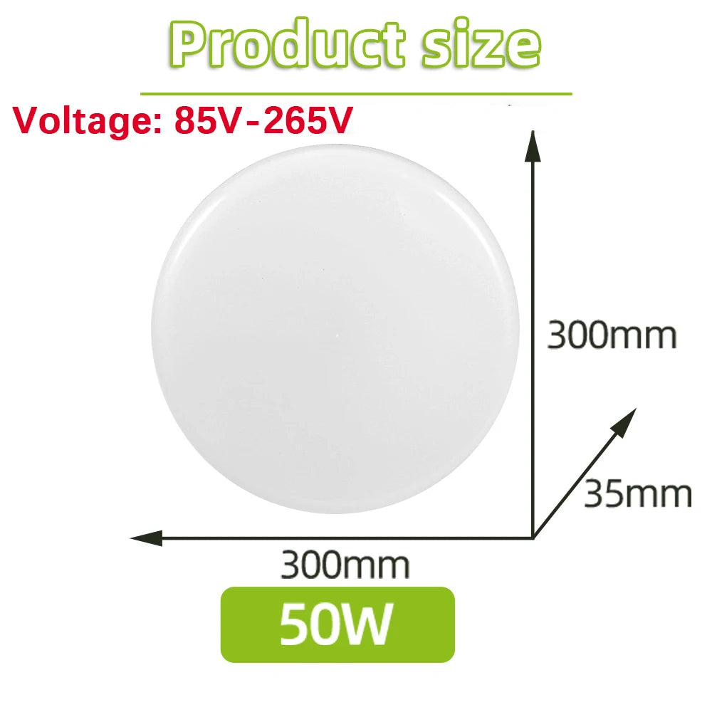 Lampa sufitowa LED 15W-50W nowoczesna do salonu sypialni kuchni
