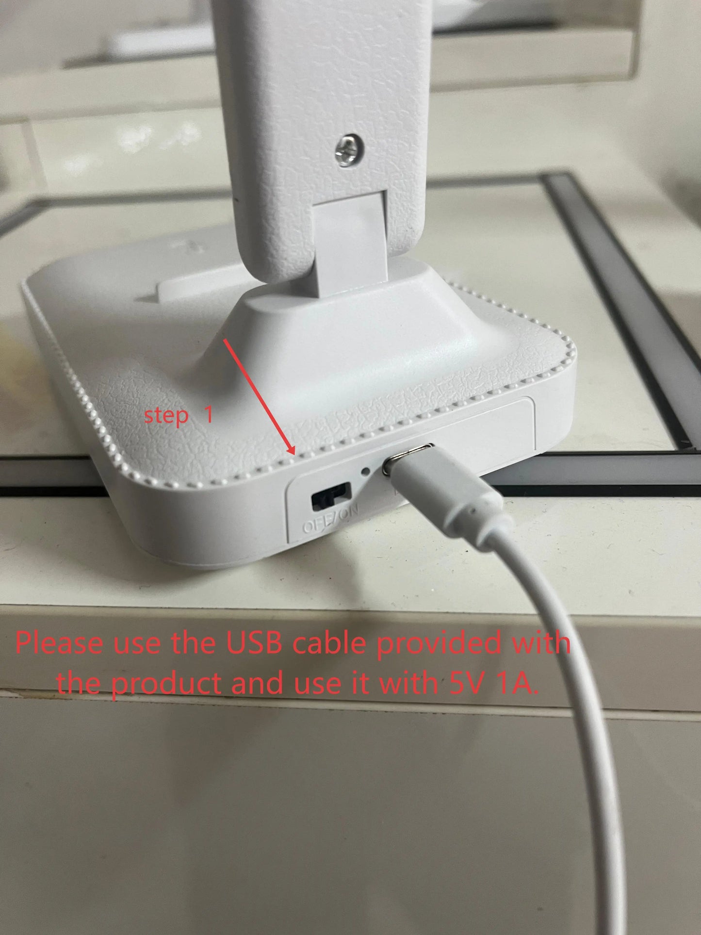 Składana Lampka Biurkowa LED USB z Dotykowym Ściemniaczem – Ochrona Oczu