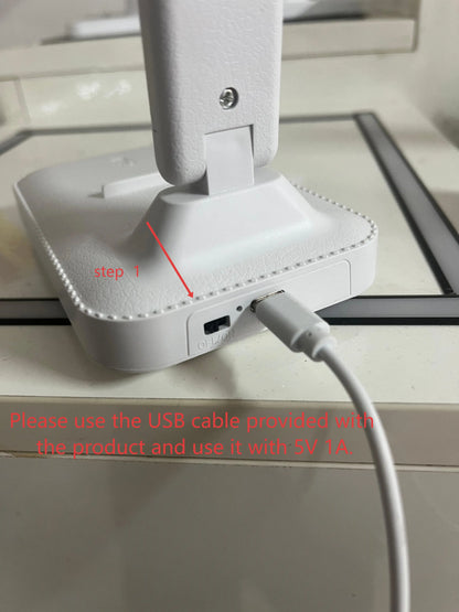 Składana Lampka Biurkowa LED USB z Dotykowym Ściemniaczem – Ochrona Oczu