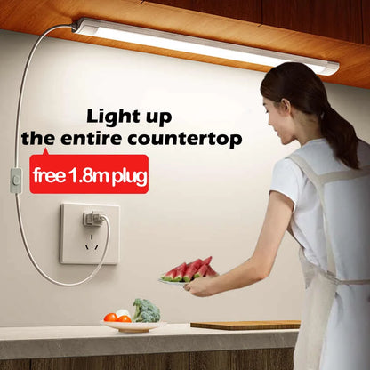 Lampa LED pod szafki kuchenne 10W/20W z przewodem 1,8m | 85-265V