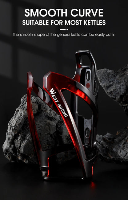 WEST BIKING Bicycle Water Bottle Cage Colorful Gradient Cycling Bottle Holder Ultralight MTB Road Bike Water Bottle Bracket