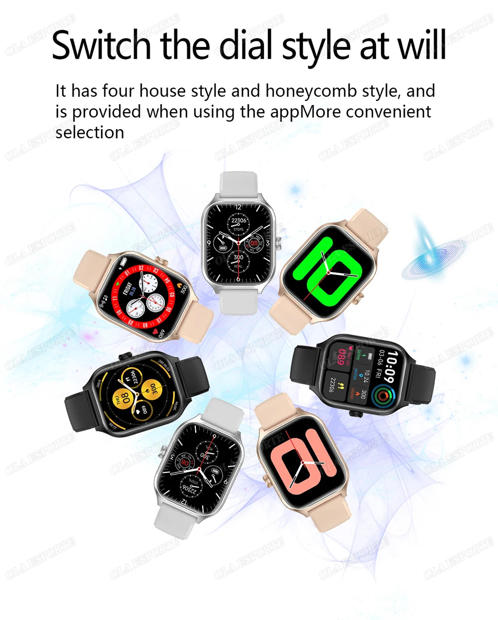 Smartwatch z rozmowami Bluetooth, monitorem zdrowia i ekranem 1.83" – dla niej i dla niego