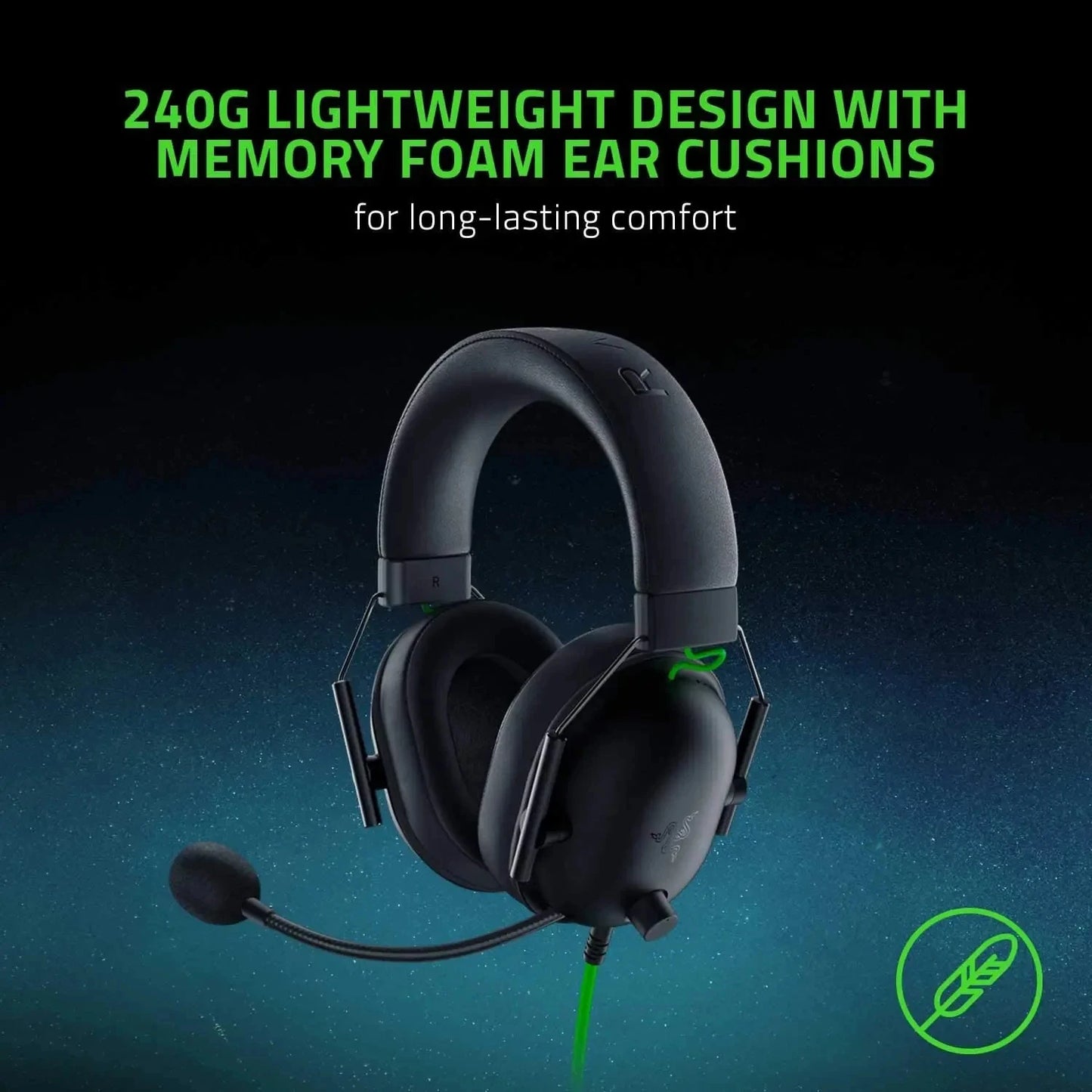 Razer BlackShark V2 X - Słuchawki gamingowe z ANC