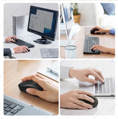 Mysz bezprzewodowa kompaktowa Bluetooth 1600DPI cicha