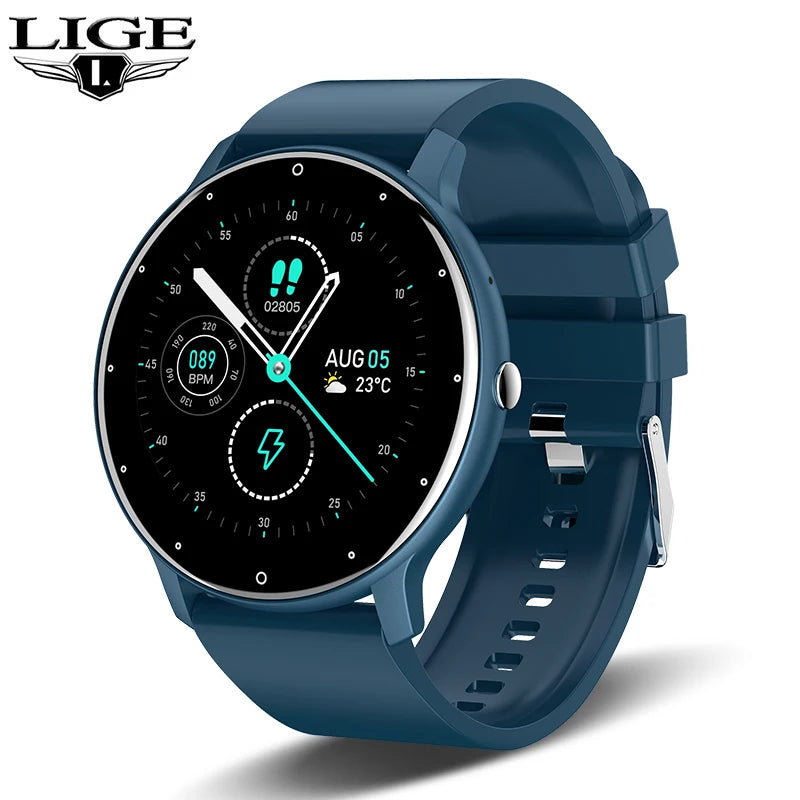 Smartwatch LIGE – Rozmowy Bluetooth, Puls, Tlen we Krwi, Tryby Sportowe