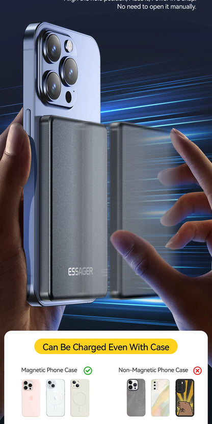 Powerbank magnetyczny 20W 5000mAh do iPhone MagSafe