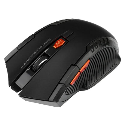 Mysz bezprzewodowa 2.4G 1600DPI 6 przycisków USB do PC i laptopa