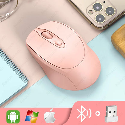 Mysz bezprzewodowa kompaktowa Bluetooth 1600DPI cicha