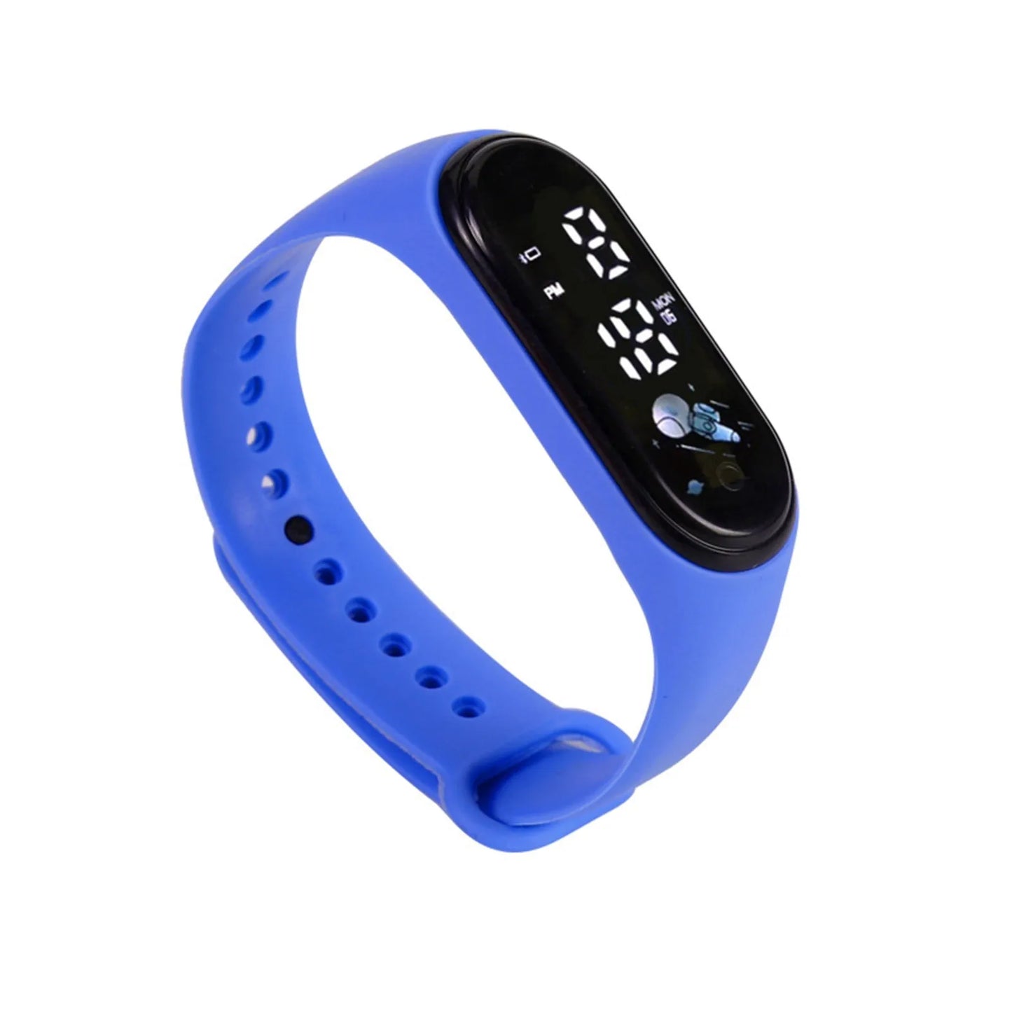 Smartwatch dla dzieci z cyfrowym wyświetlaczem – zegarek sportowy na silikonowej bransolecie