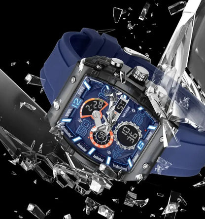 Smartwatch SMAEL 8109 – Dual Display, LED, Wodoszczelny 5ATM, Stoper i Alarm