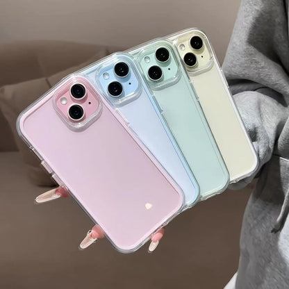 Etui na iPhone z kolorową ramką – przezroczyste, ochronne | iPhone 17 16 15 14 13 12 11 Pro Max Plus