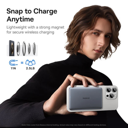 Baseus Power Bank 5000mAh 15W Magnetyczny Wireless