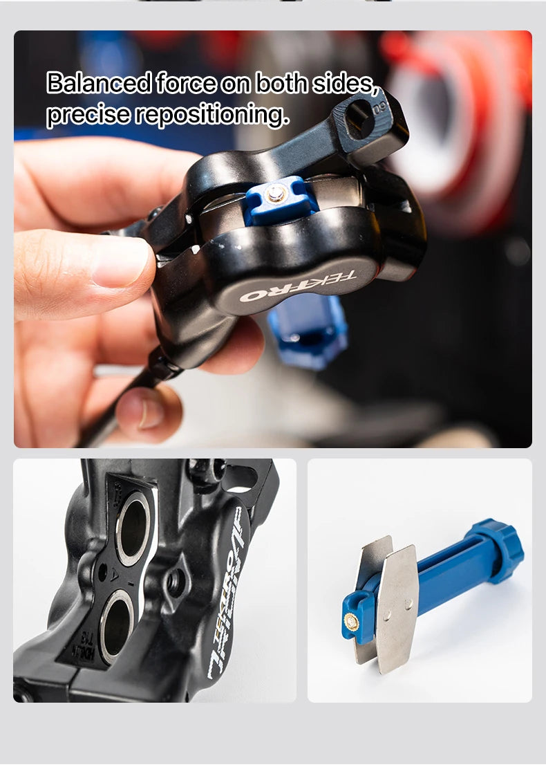 Portable Bicycle Brake Pad Spreader Tool 360° Rotatable Bike Oil Disc Piston Reset Hydraulic Brake Caliper Piston Extension