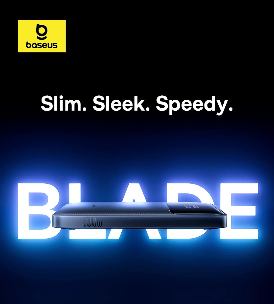 Baseus Power Bank 20000mAh 100W - szybkie ładowanie PD