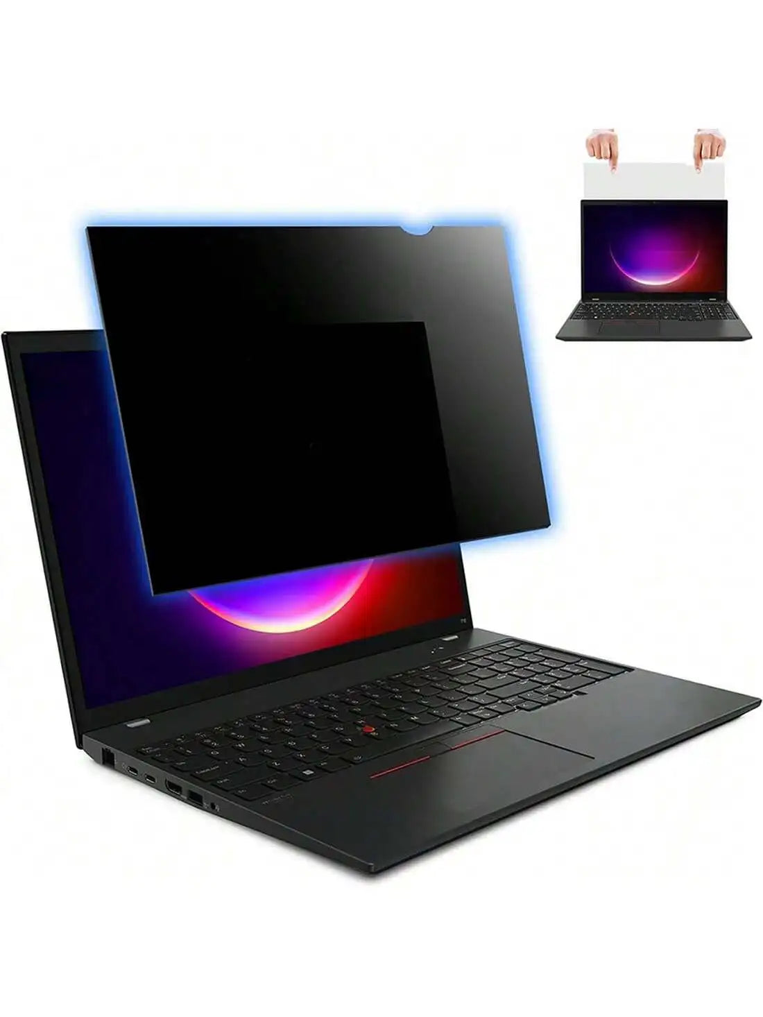 Filtr Prywatności na Ekran Laptopa 12.5 13.3 14 15.6 16 17.3 cali – Ochrona Anti-Spy