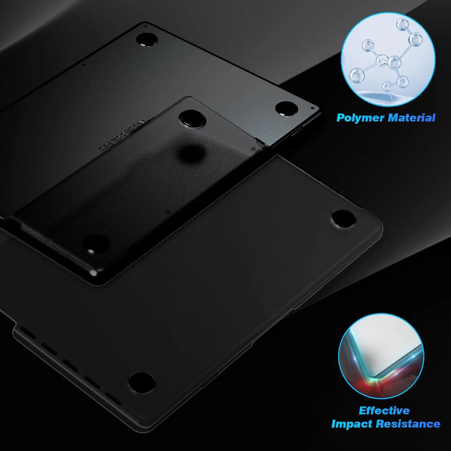 Etui do MacBook Air 13 M5 M4 M3 M2 / Air 15 M5 / Pro 14 16 M5 – matowa obudowa ochronna z powłoką anty-odcisk