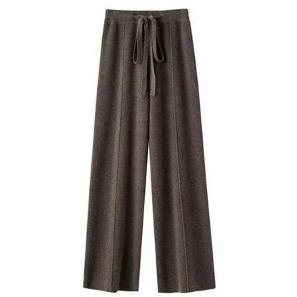 Czarne Spodnie Dresowe Damskie Wide Leg Wysoki Stan – Retro HipHop Korean