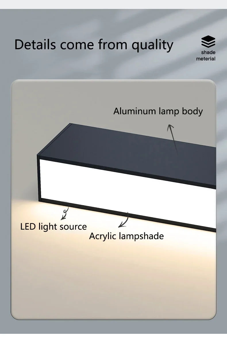 Nowoczesna Lampa Sufitowa LED Nordic – Salon, Kuchnia, Sypialnia, Biuro