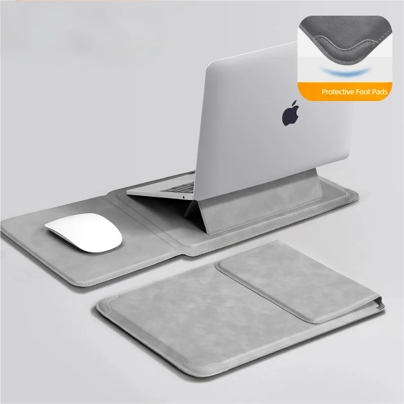 Pokrowiec na laptopa 13 14 15 15.6 16 cali z podstawką – etui do MacBooka, HP, Dell, Huawei