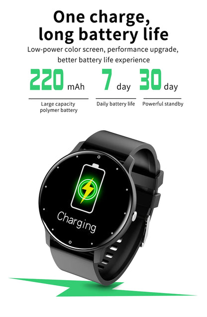 Smartwatch LIGE – Rozmowy Bluetooth, Puls, Tlen we Krwi, Tryby Sportowe
