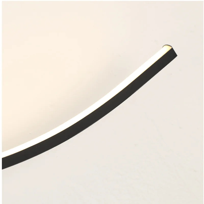 Kinkiet LED Ścienny Aluminiowy 12-18W Salon Sypialnia TV 60-80cm Czarny