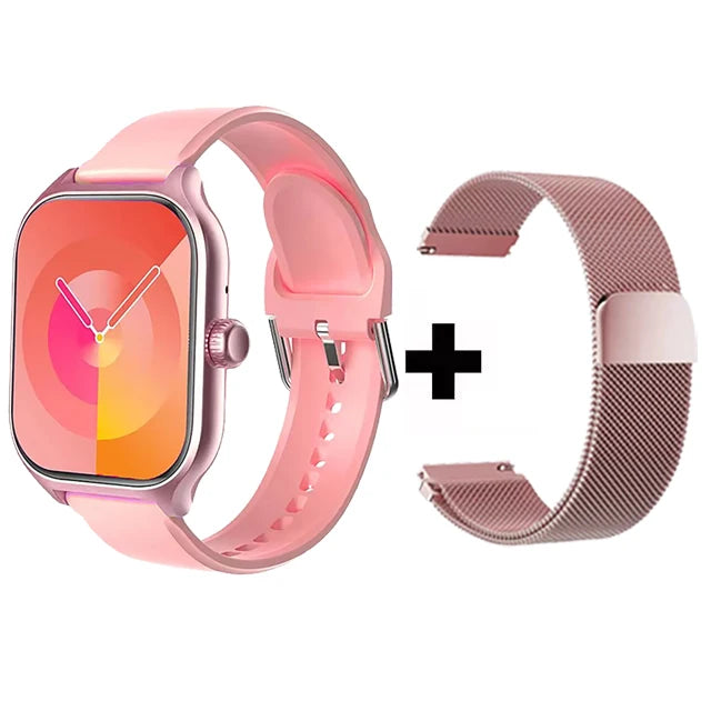 Smartwatch z rozmowami Bluetooth, monitorem zdrowia i ekranem 1.83" – dla niej i dla niego