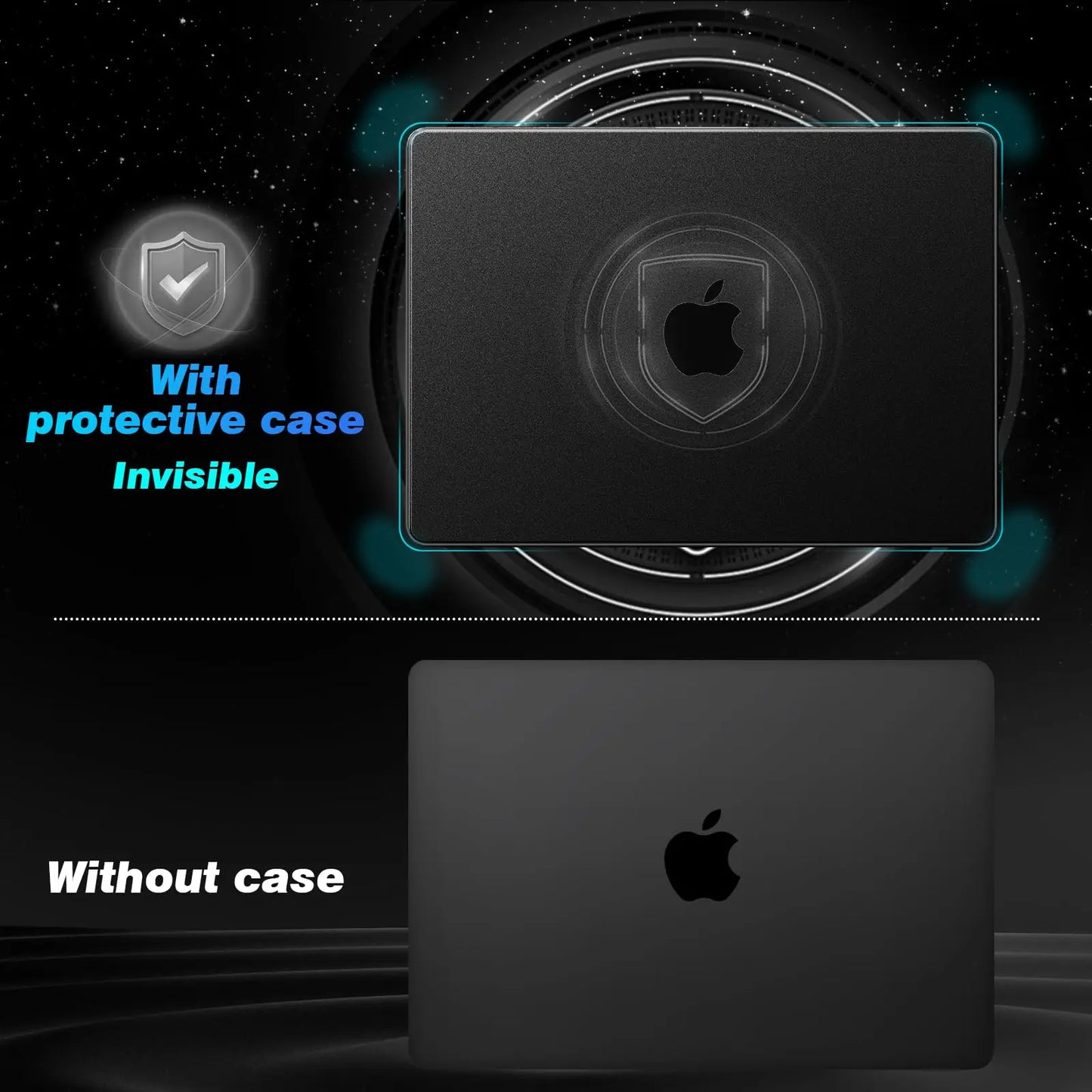Etui do MacBook Air 13 M5 M4 M3 M2 / Air 15 M5 / Pro 14 16 M5 – matowa obudowa ochronna z powłoką anty-odcisk