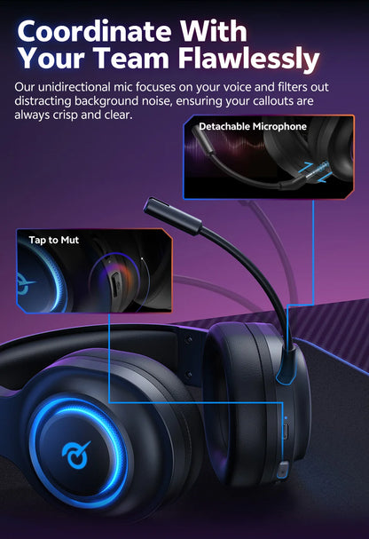 Słuchawki Bluetooth QCY Heroad V200 - 50mm Driver