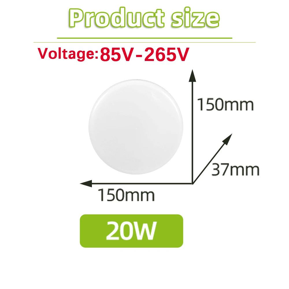 Lampa sufitowa LED 15W-50W nowoczesna do salonu sypialni kuchni