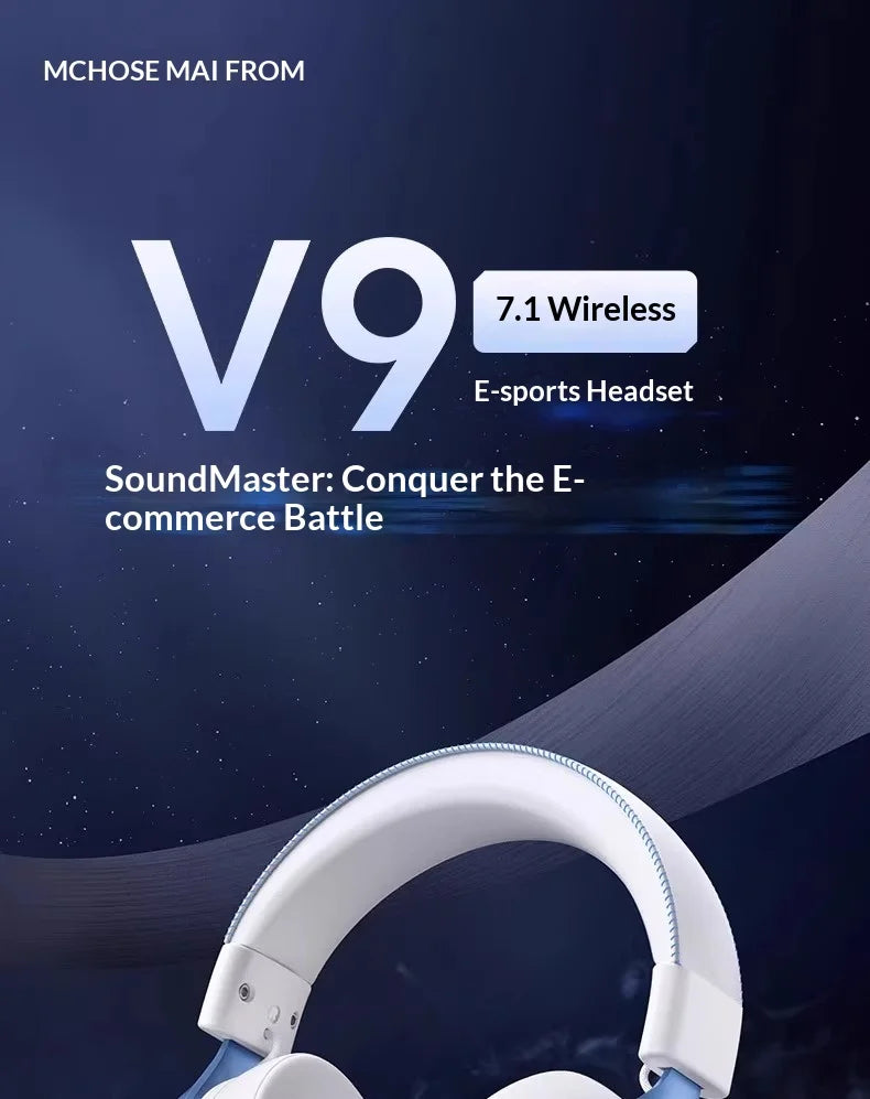 Słuchawki bezprzewodowe MCHOSE V9 Pro Bluetooth 3w1