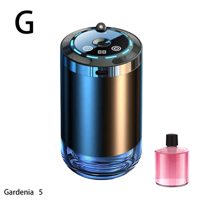 Nawilżacz Aromatyczny do Samochodu 5 Trybów Dyfuzor USB Odświeżacz Powietrza 50ml