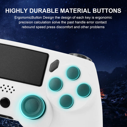 Pad bezprzewodowy GAMINJA P47 do PS4 PS3 PC – żyroskop 6-osiowy, touchpad, podwójne wibracje