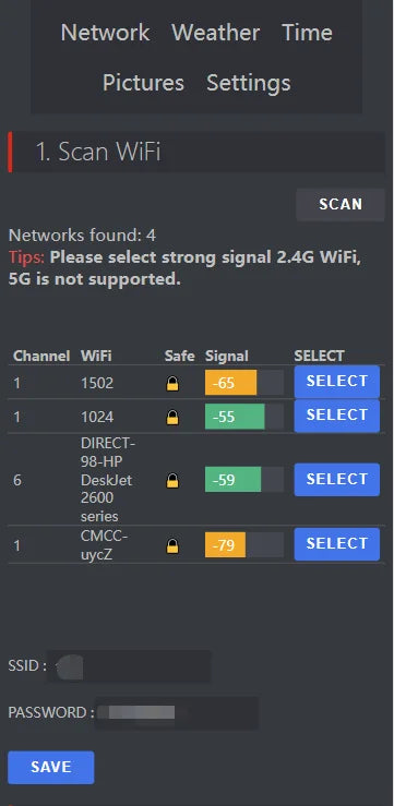 Inteligentna stacja pogody z zegarem i albumem GIF – GeekMagic SmallTV Ultra