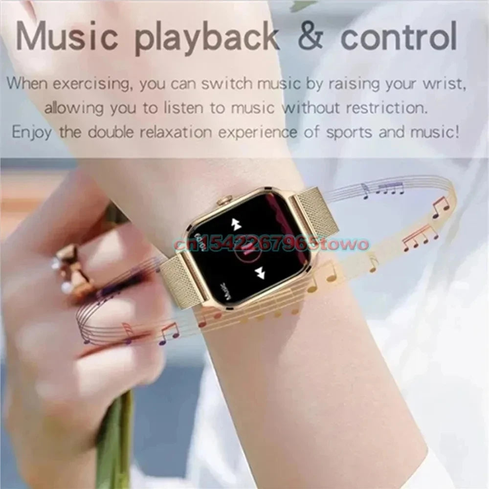 Smartwatch z rozmowami Bluetooth, monitorem zdrowia i ekranem 1.83" – dla niej i dla niego