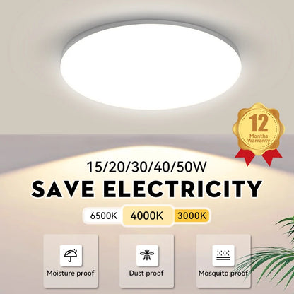 Lampa sufitowa LED 15W-50W nowoczesna do salonu sypialni kuchni