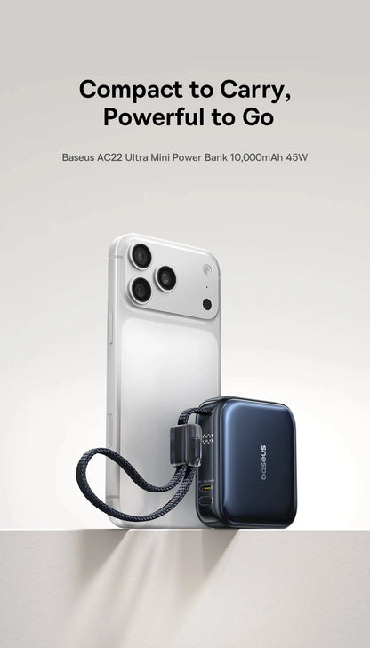 Baseus 45W Power Bank 10000mAh USB-C - Szybkie ładowanie
