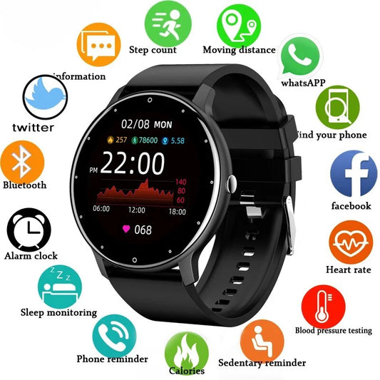 Smartwatch LIGE – Rozmowy Bluetooth, Puls, Tlen we Krwi, Tryby Sportowe