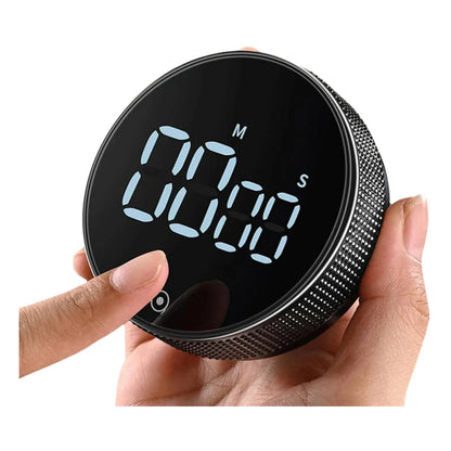 Magnetyczny Timer Kuchenny Obrotowy – Cyfrowy Minutnik do Gotowania