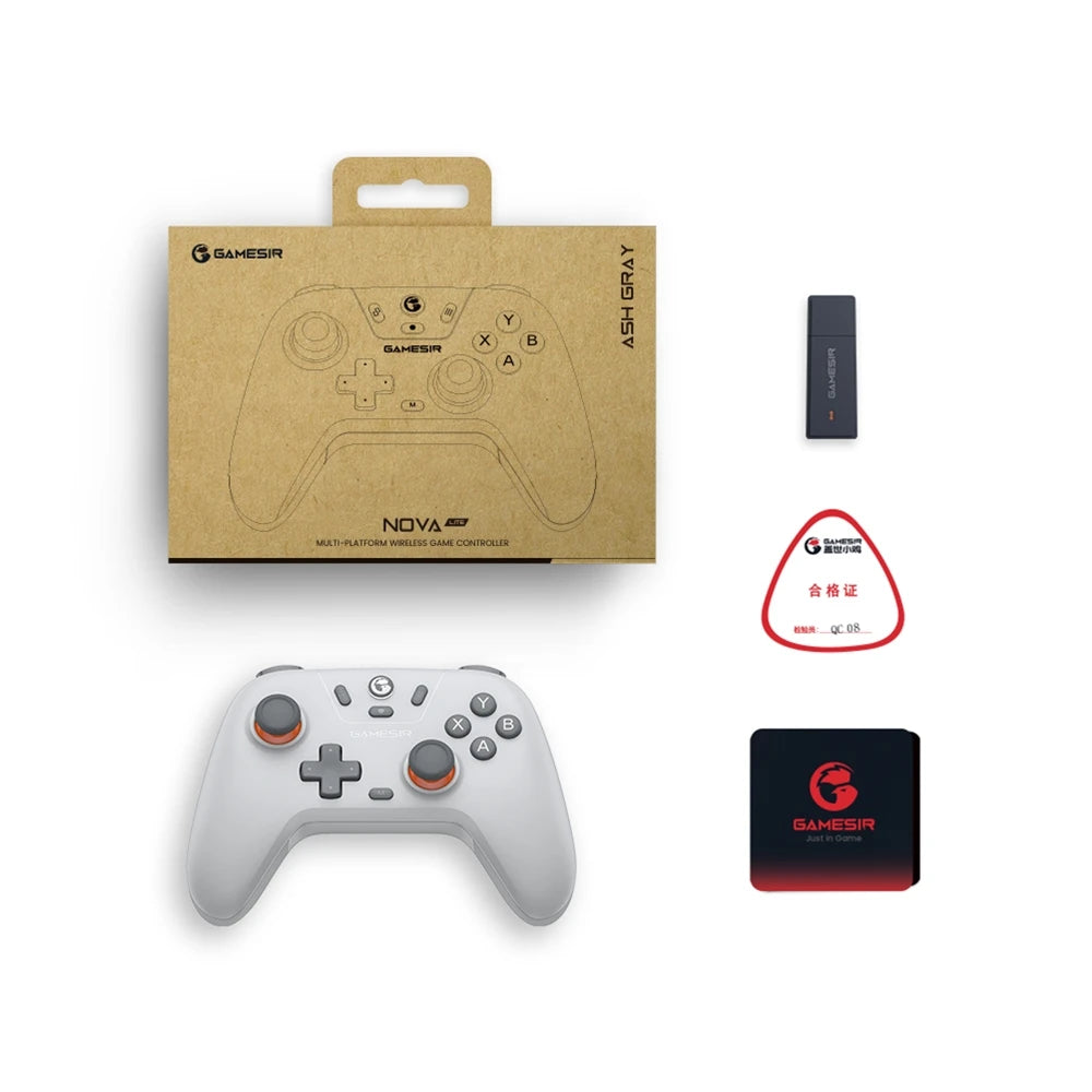 GameSir Nova Lite Bezprzewodowy Gamepad | Bluetooth, Dongle, USB-C | Switch, Android, iOS, PC
