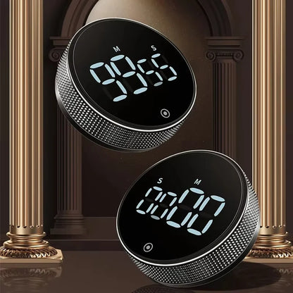 Magnetyczny Timer Kuchenny Obrotowy – Cyfrowy Minutnik do Gotowania