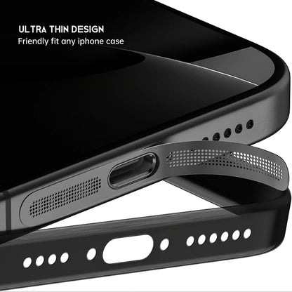 Siateczka przeciwkurzowa do iPhone 12 13 14 15 16 Pro – metalowa ochrona głośnika słuchawkowego (5 szt.)