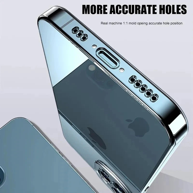 Przezroczyste etui silikonowe TPU do iPhone – ochrona bez kompromisów