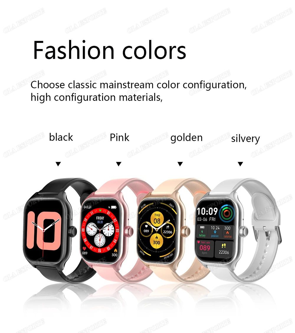 Smartwatch z rozmowami Bluetooth, monitorem zdrowia i ekranem 1.83" – dla niej i dla niego