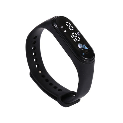 Smartwatch dla dzieci z cyfrowym wyświetlaczem – zegarek sportowy na silikonowej bransolecie