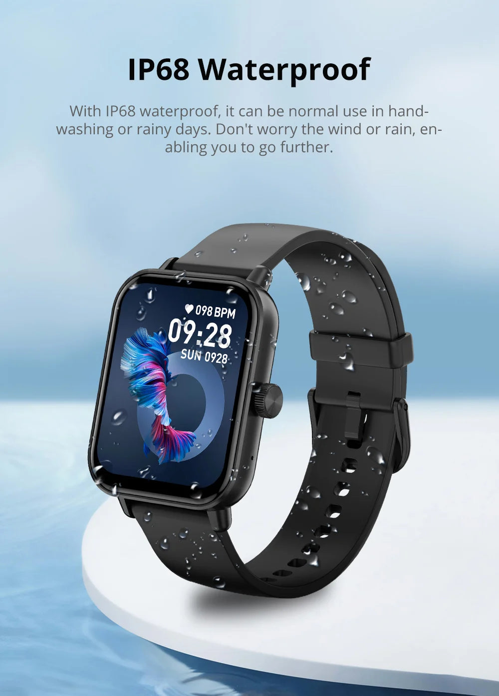 Smartwatch COLMI P81 z rozmowami Bluetooth, monitorem zdrowia 24H i 100+ trybami sportowymi