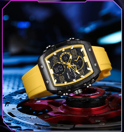 Smartwatch SMAEL 8109 – Dual Display, LED, Wodoszczelny 5ATM, Stoper i Alarm